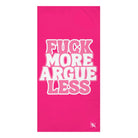 Fuck More Argue Less | Mix & Match XL Fun-Flirty Lovers’ Towels