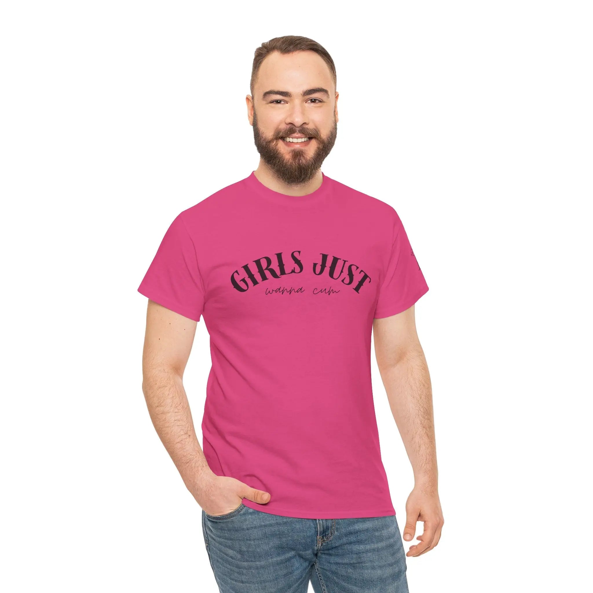 Girls Just Wanna Cum | Mix & Match 100% Cotton Unisex Fun-Flirty Lovers’ Tees
