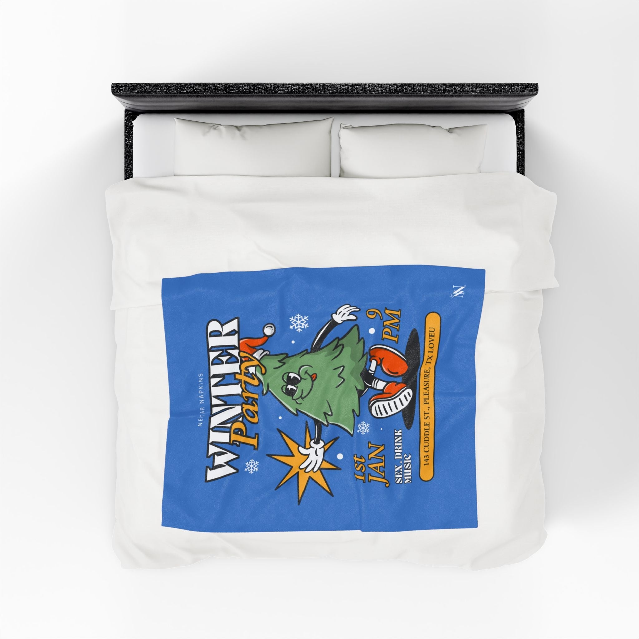 Winter Nutcracker Party | Mix & Match Soft Fun-Flirty Lovers’ Blankets