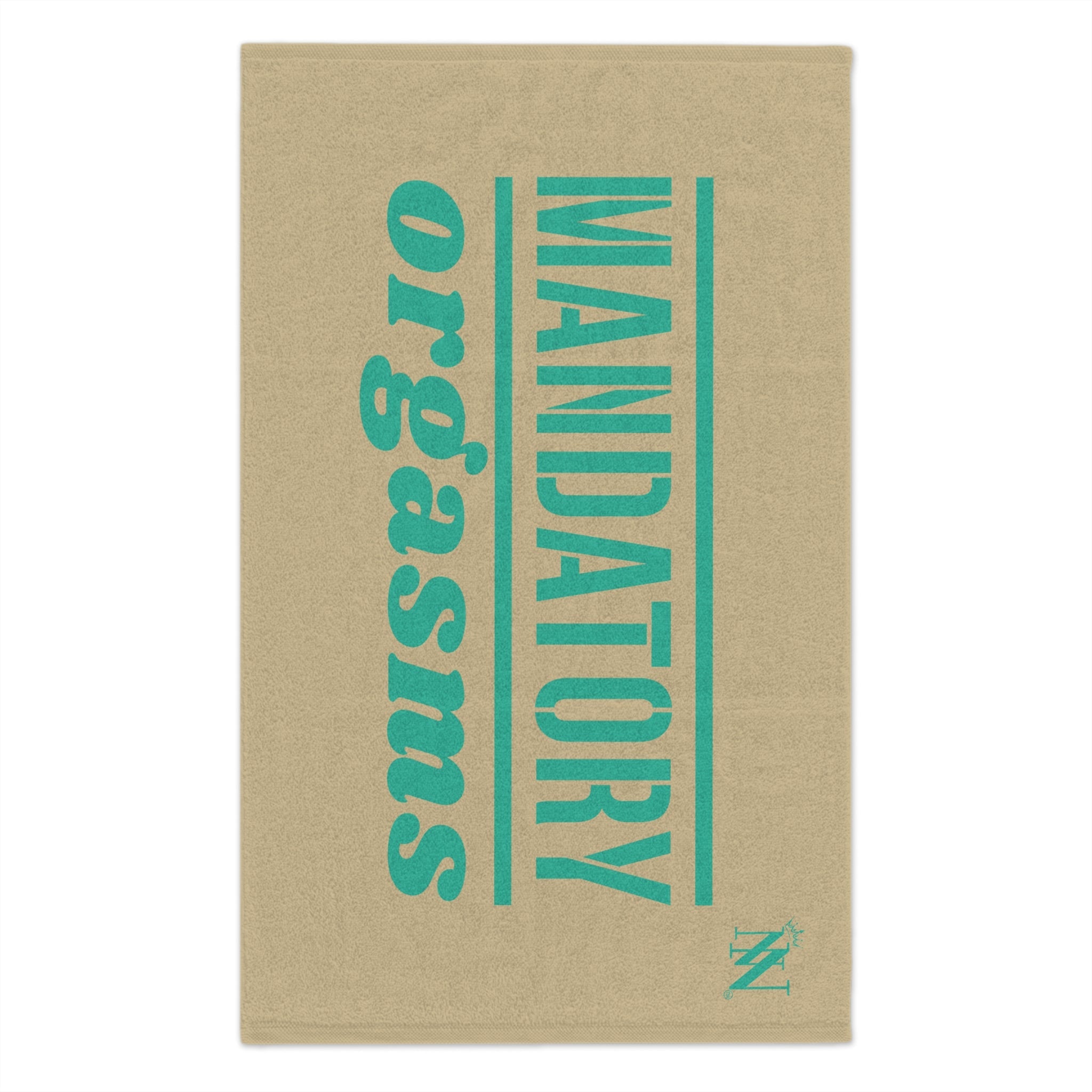 Mandatory Orgasms Gold | Mix & Match Soft Fun-Flirty Lovers’ Towels