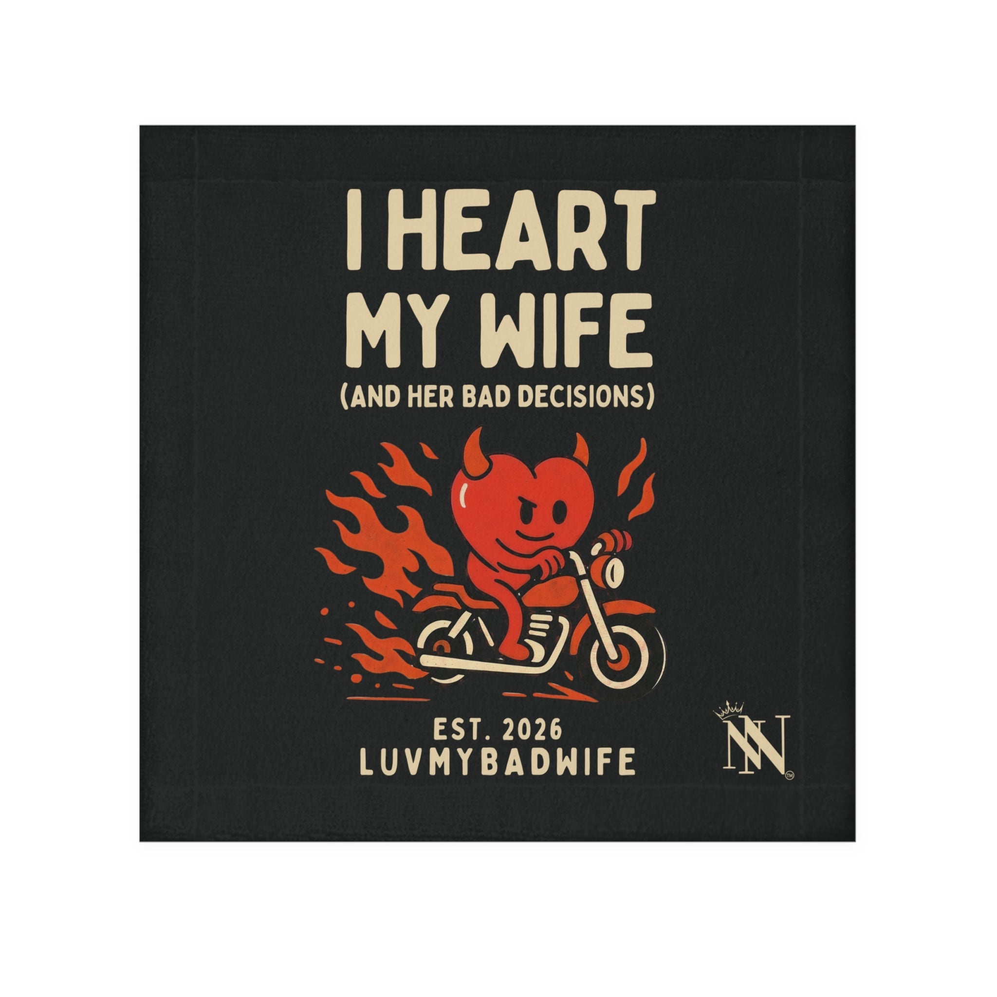 I Heart My Wife | Mix & Match Lils’ Fun-Flirty Lovers’ Towels