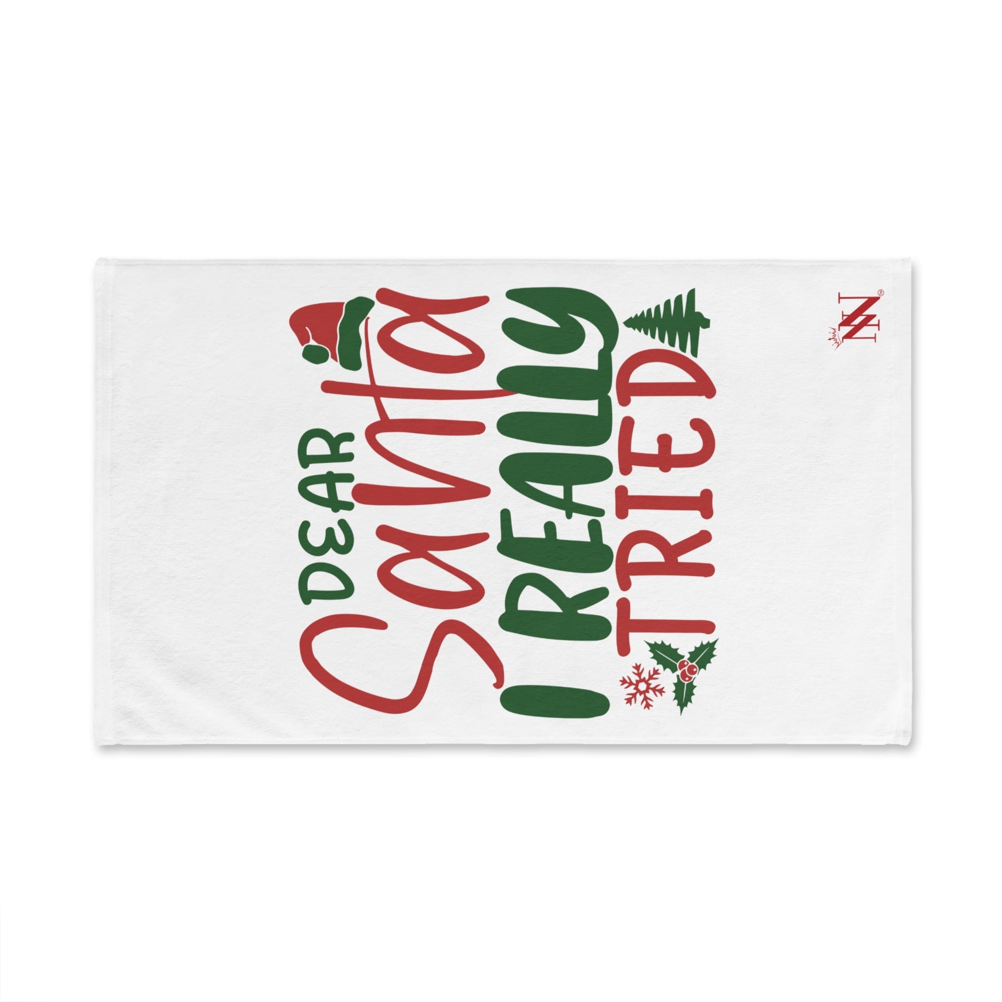 Dear Santa I Really Tried | Mix & Match Original Fun-Flirty Lovers’ Towels