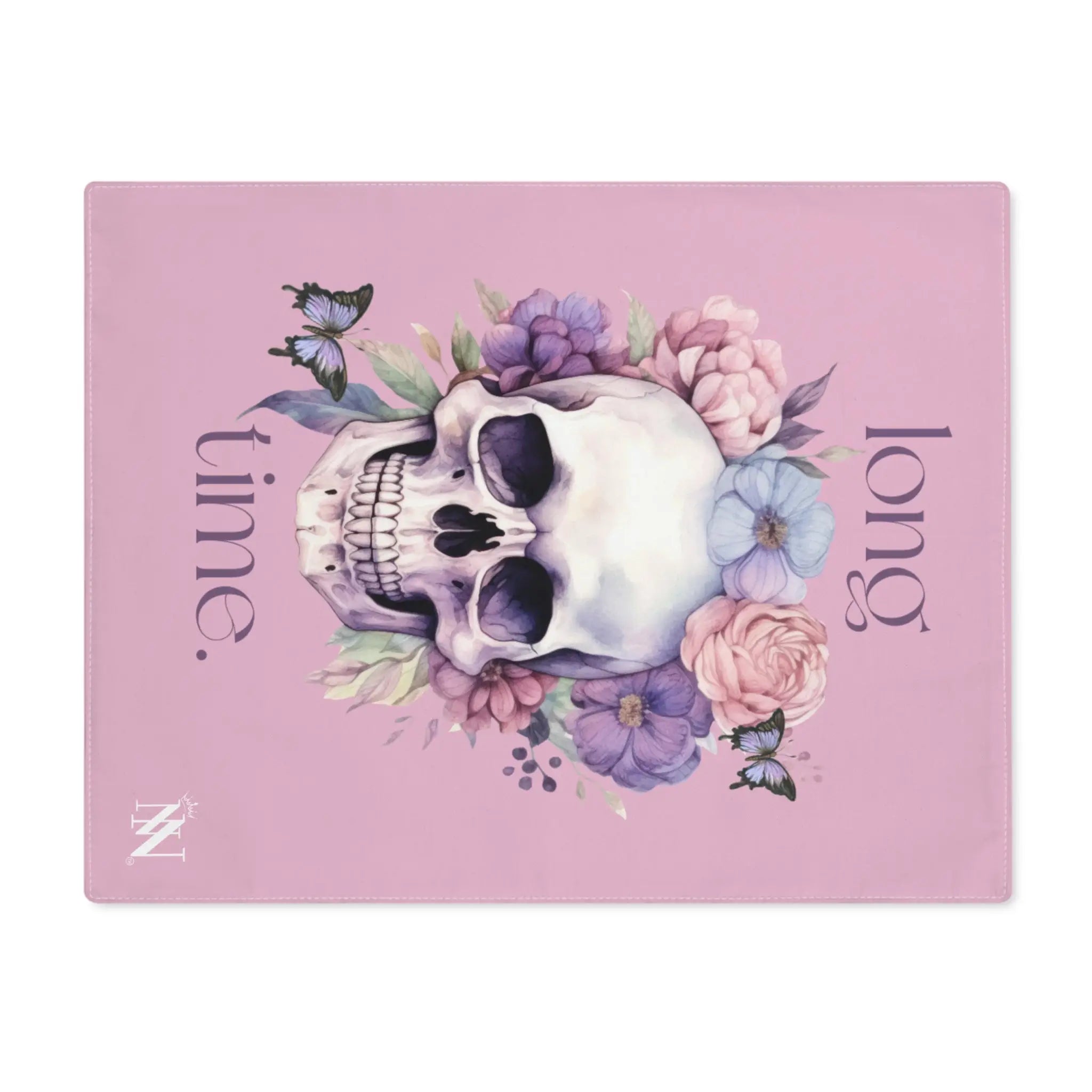 Long Time. Skull Floral | Nectar Napkins Fun-Flirty Lovers’ Toy Mats