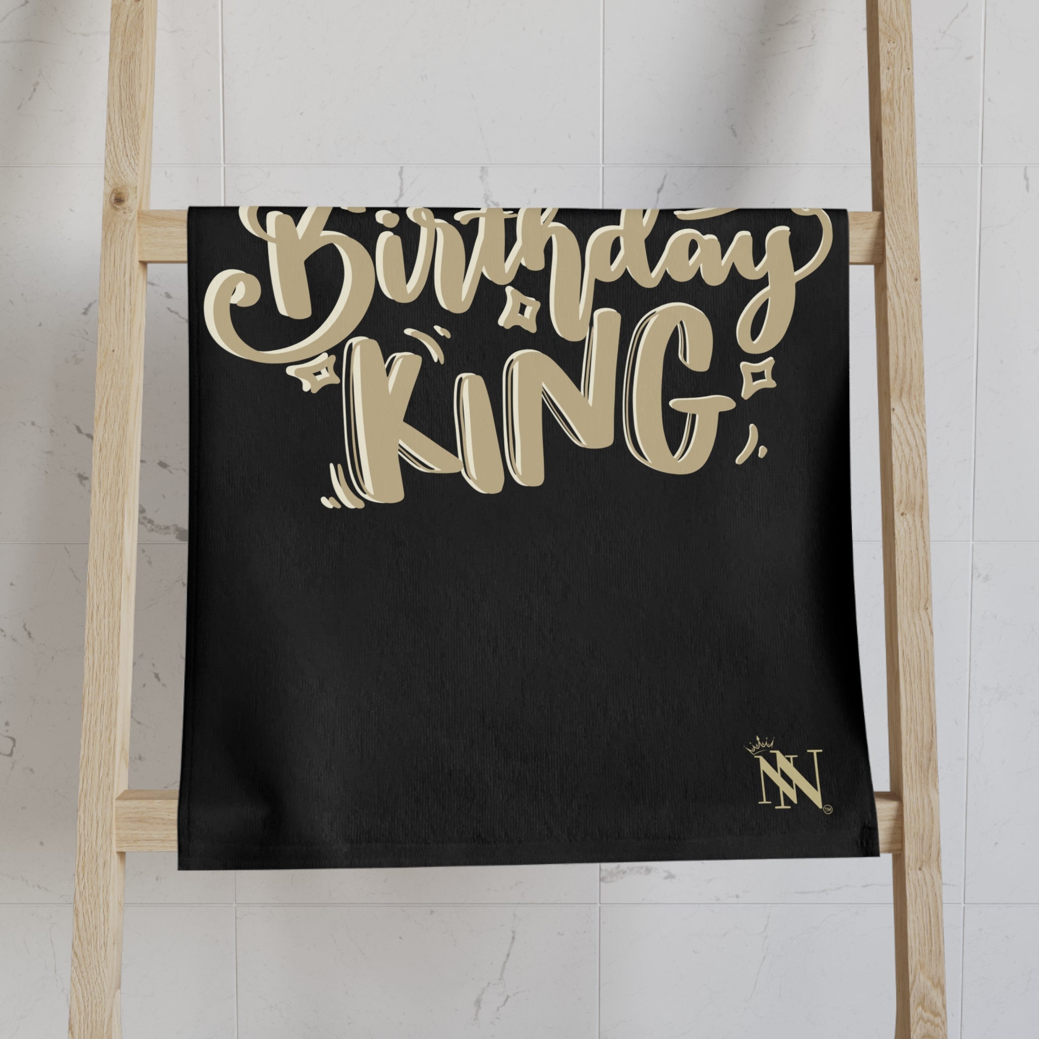 Gold Crown Birthday King | Mix & Match Original Fun-Flirty Lovers’ Towels
