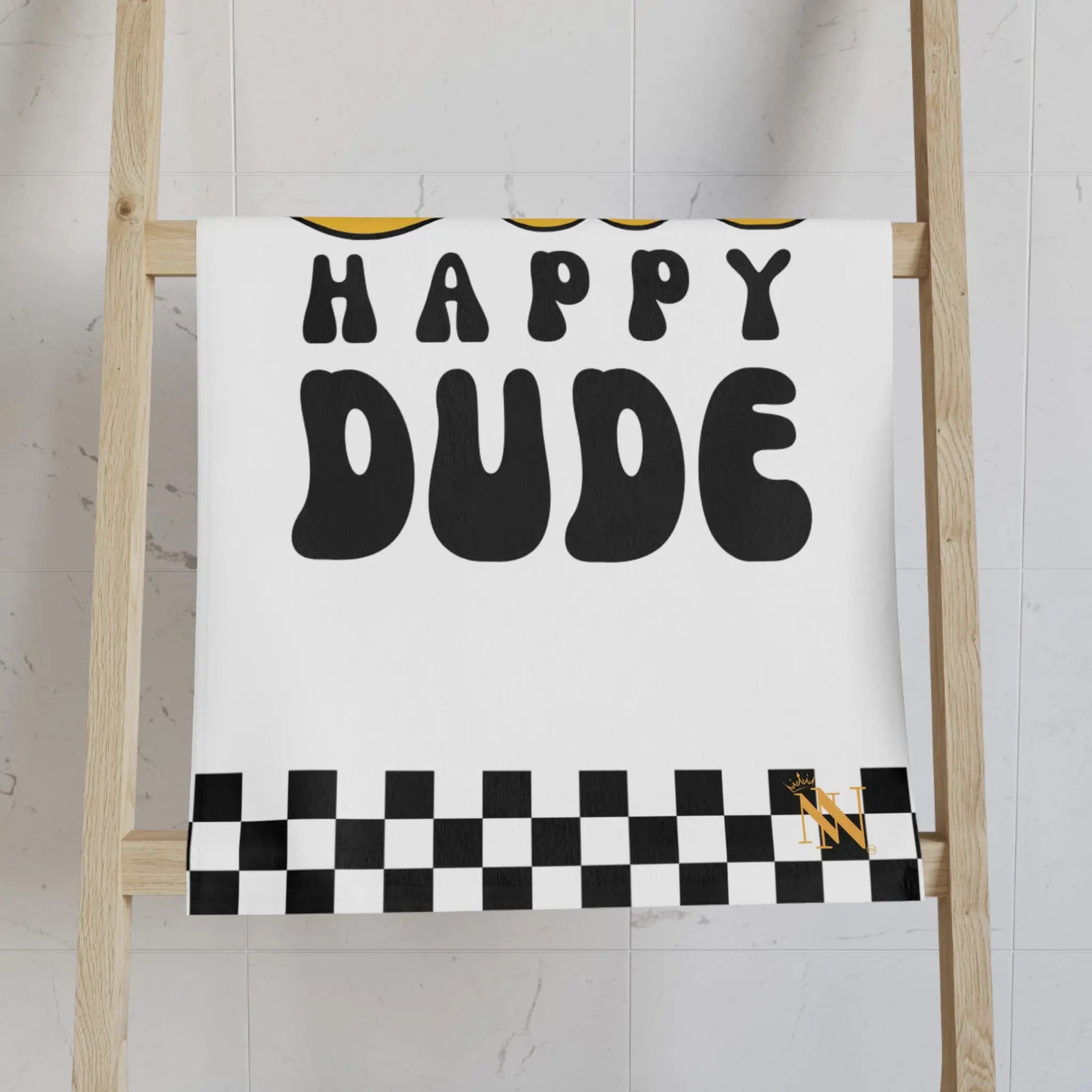 One Happy Dude Emoji Cum Towel