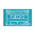 Old School Cassette Tape Teal | Mix & Match Original Fun-Flirty Lovers’ Towels