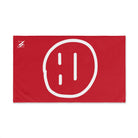 Mehr Emoji Red Cum Towel