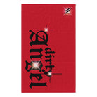 Dirty Angel Red | Mix & Match Soft Fun-Flirty Lovers’ Towels
