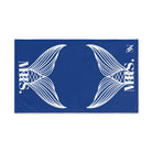 Mrs. Mrs. Mermaid Shareable Sides Blue | Mix & Match Classic Fun-Flirty Lovers’ Towels