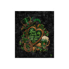 Bad Luck Looks Good on You Irish Crushed Velvet Blanket