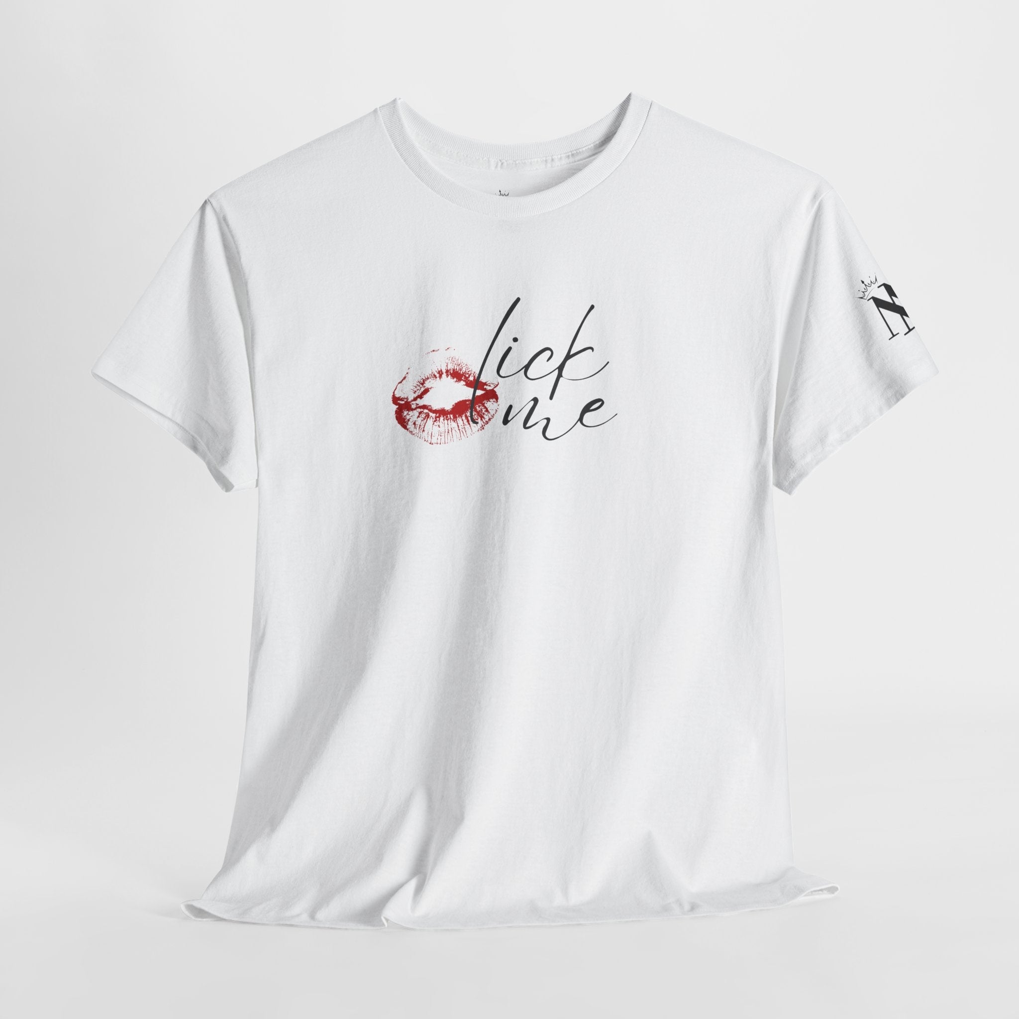 Lick Me with a Kiss Romantic Couples Sex Gifts for Her T-Shirt