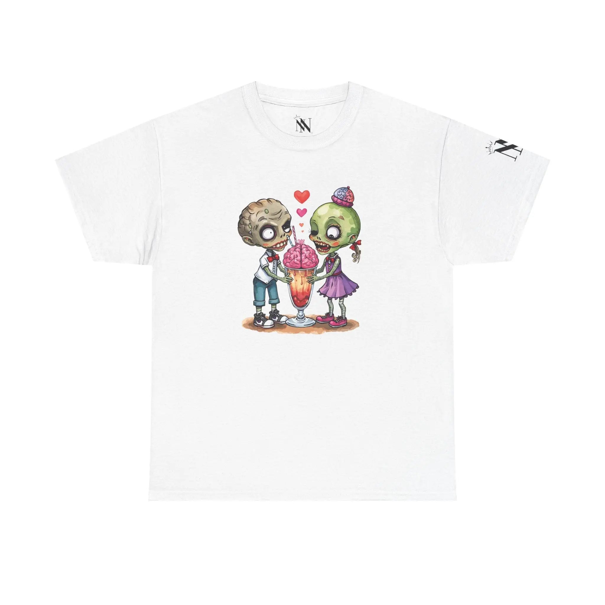 Zombies Share the Love | Mix & Match Cotton Unisex Fun-Flirty Lovers’ T-Shirts