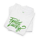 Feelin’ Lucky? Irish Green | Mix & Match Cotton Unisex Fun-Flirty Lovers’ T-Shirts