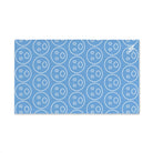 Surprised Emoji Pattern Light Blue | Mix & Match Classic Fun-Flirty Lovers’ Towels