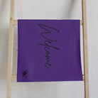 You’re Welcome Purple | Mix & Match Classic Fun-Flirty Lovers’ Towels