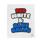 Red White & Blue Balls | Nectar Napkins Fun-Flirty Lovers’ Blankets