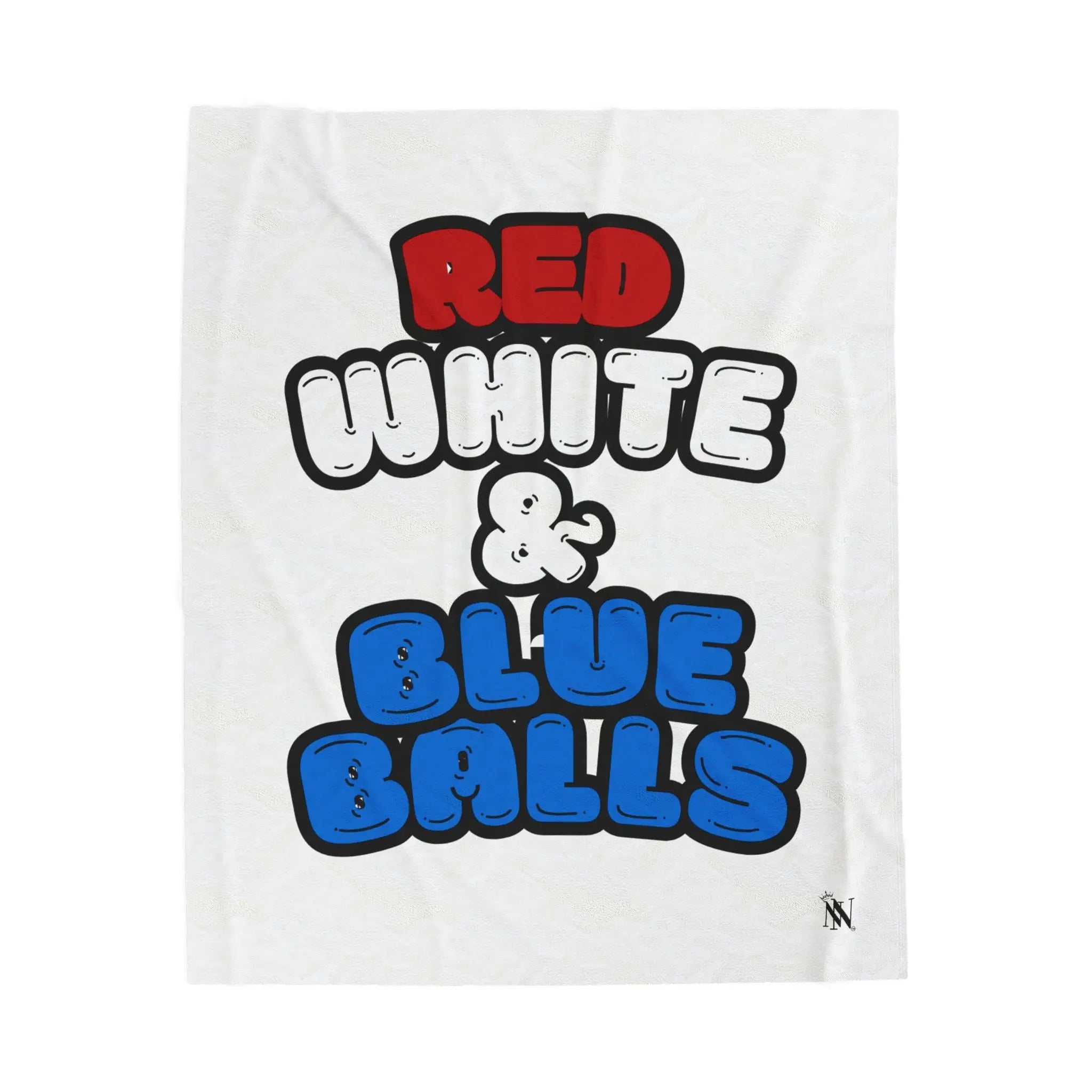 Red White & Blue Balls | Nectar Napkins Fun-Flirty Lovers’ Blankets