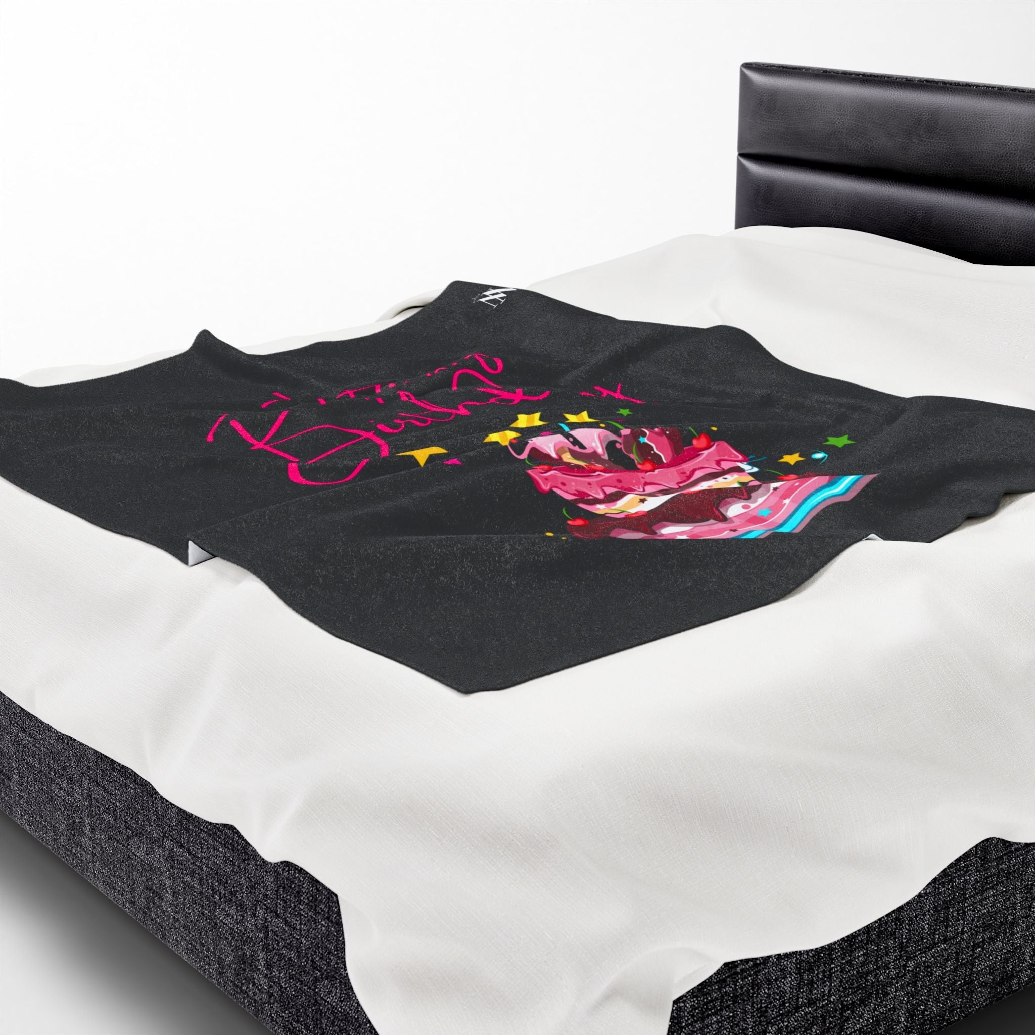 Happy Birthday Cake | Mix & Match Velveteen Fun-Flirty Lovers’ Blankets