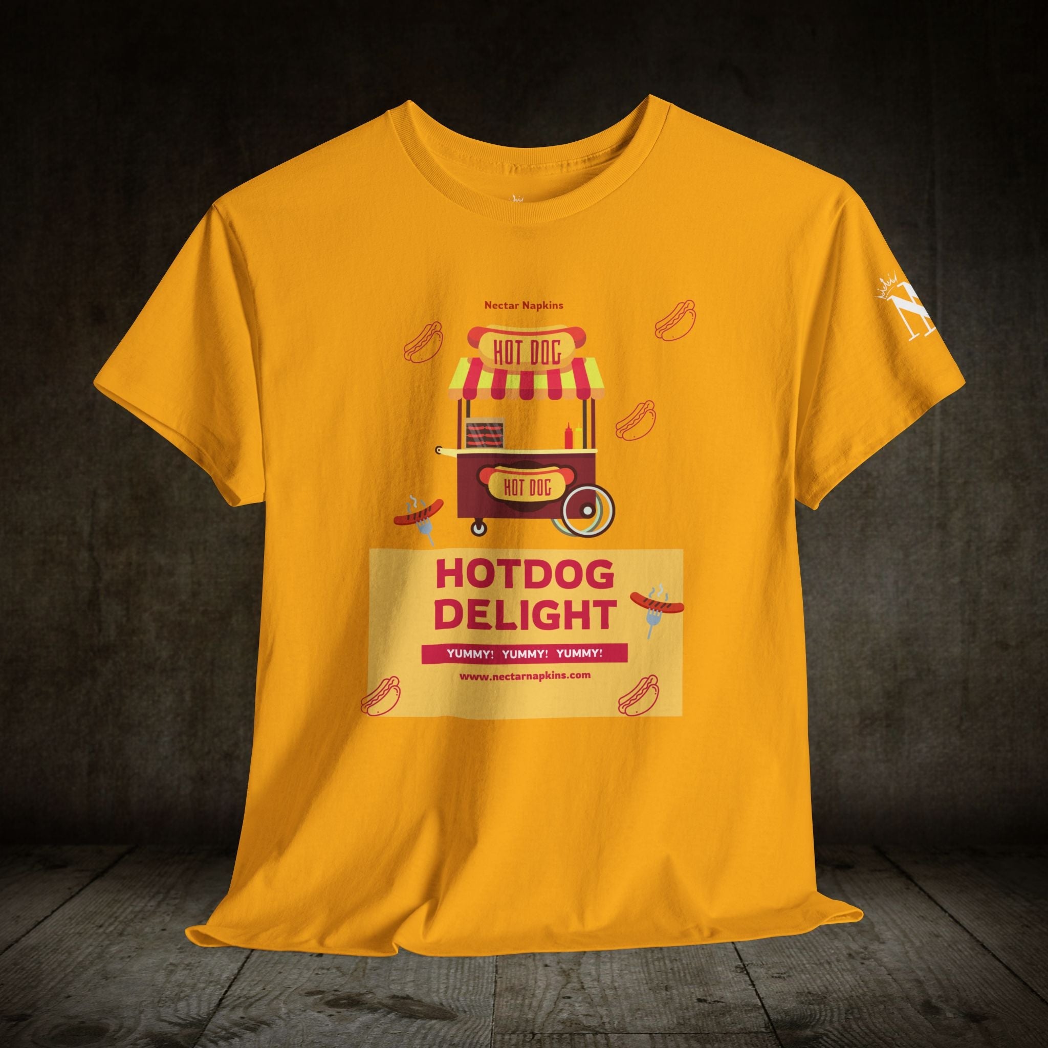 Hot Dog Delight | Mix & Match Cotton Unisex Fun-Flirty Lovers’ T-Shirts