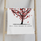 All You Need is Love Tree | Mix & Match Classic Fun-Flirty Lovers’ Towels