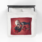 Day of the Dead’s Kiss | Mix & Match Velveteen Fun-Flirty Lovers’ Blankets
