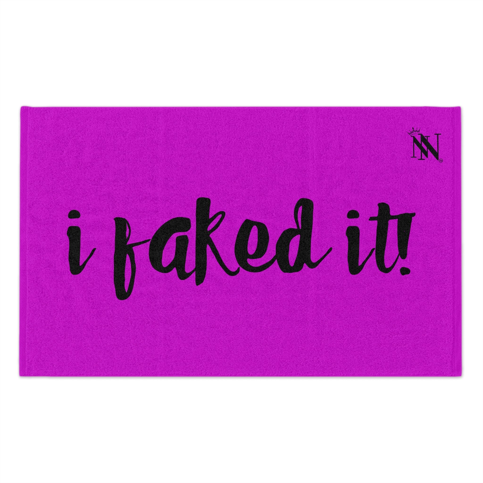 I Faked It! Bright Purple | Mix & Match Soft Fun-Flirty Lovers’ Towels