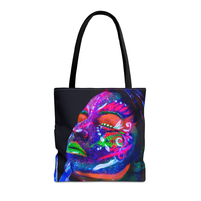 Painted Glow Blacklight Graphic | Mix & Match Fun-Flirty Lovers’ Totes