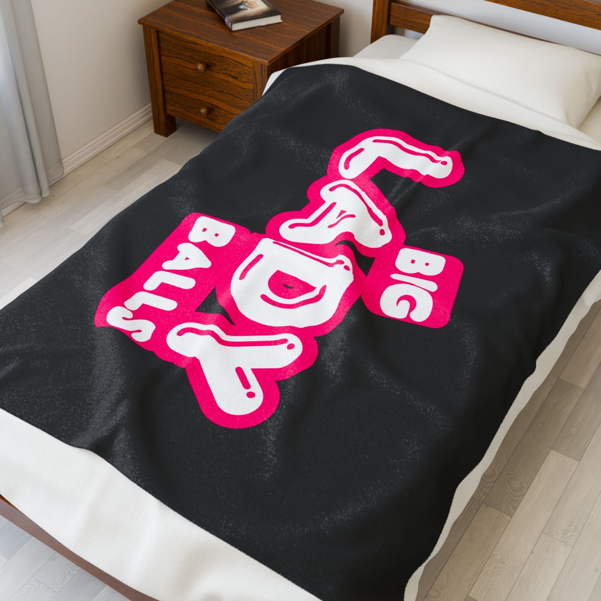 Big Lady Balls | Mix & Match Velveteen Fun-Flirty Lovers’ Blankets
