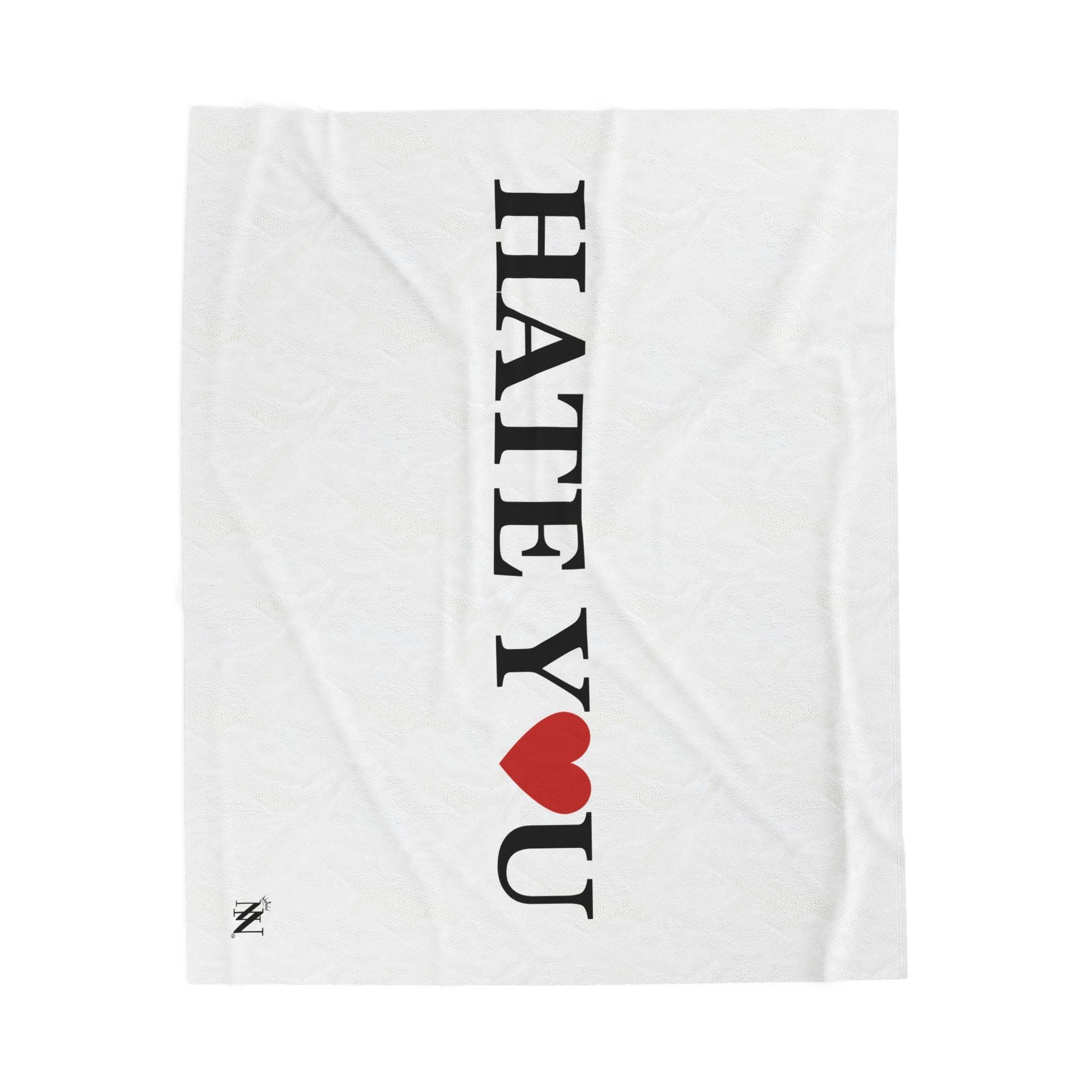 Hate You Love | Mix & Match Velveteen Fun-Flirty Lovers’ Blankets
