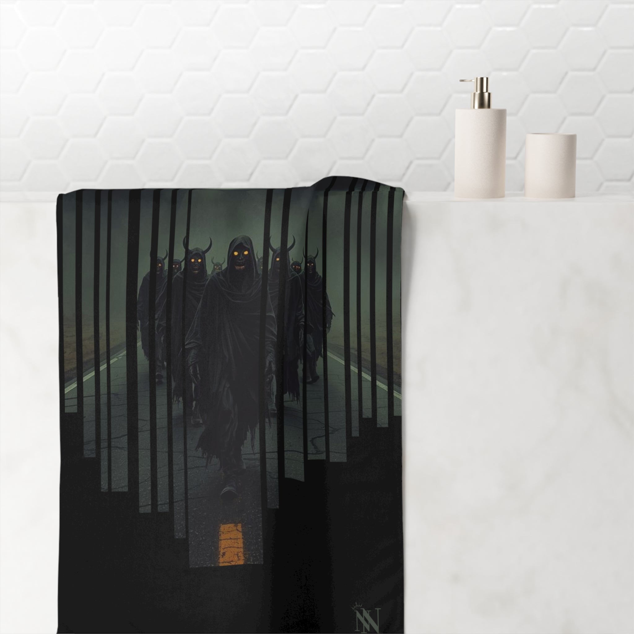 Highway to Hell | Mix & Match XL Fun-Flirty Lovers’ Towels