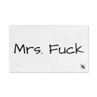 Mrs. Fuck Hers White | Mix & Match Classic Fun-Flirty Lovers’ Towels