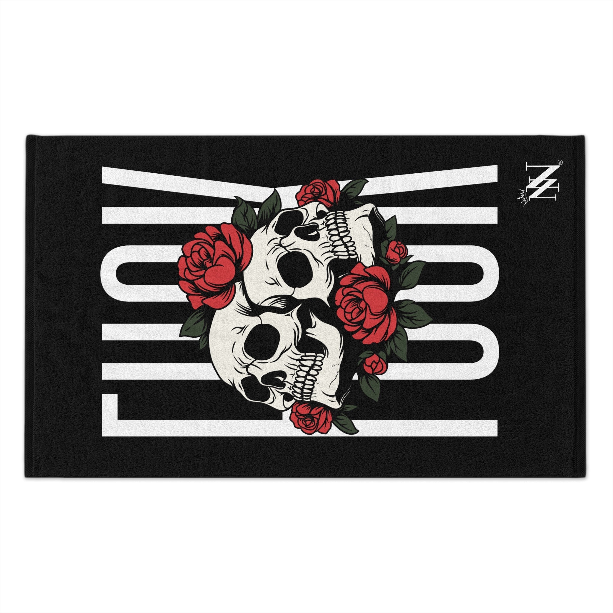 Roses Skulls & Fuck | Mix & Match Soft Fun-Flirty Lovers’ Towels