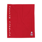 Nectar Napkins Brand Red | Nectar Napkins Fun-Flirty Lovers’ Blankets