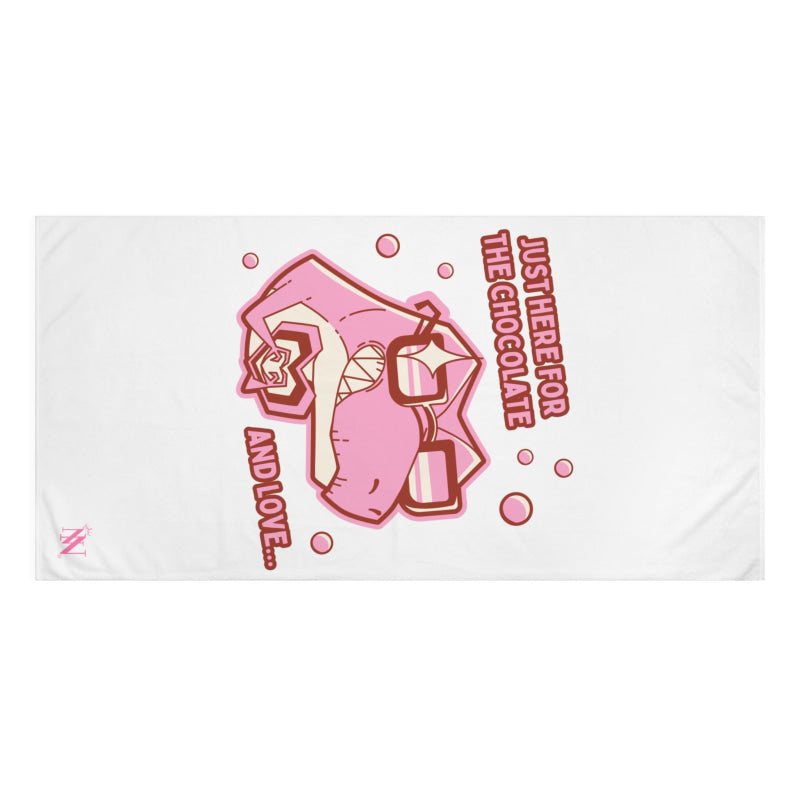Just Here for the Chocolate | Mix & Match XL Fun-Flirty Lovers’ Towels
