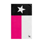 Signature Pink & Black Texas Flag Cum Towel