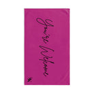 You’re Welcome Pink | Mix & Match Classic Fun-Flirty Lovers’ Towels