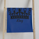 Large Crown King Blue | Mix & Match Classic Fun-Flirty Lovers’ Towels