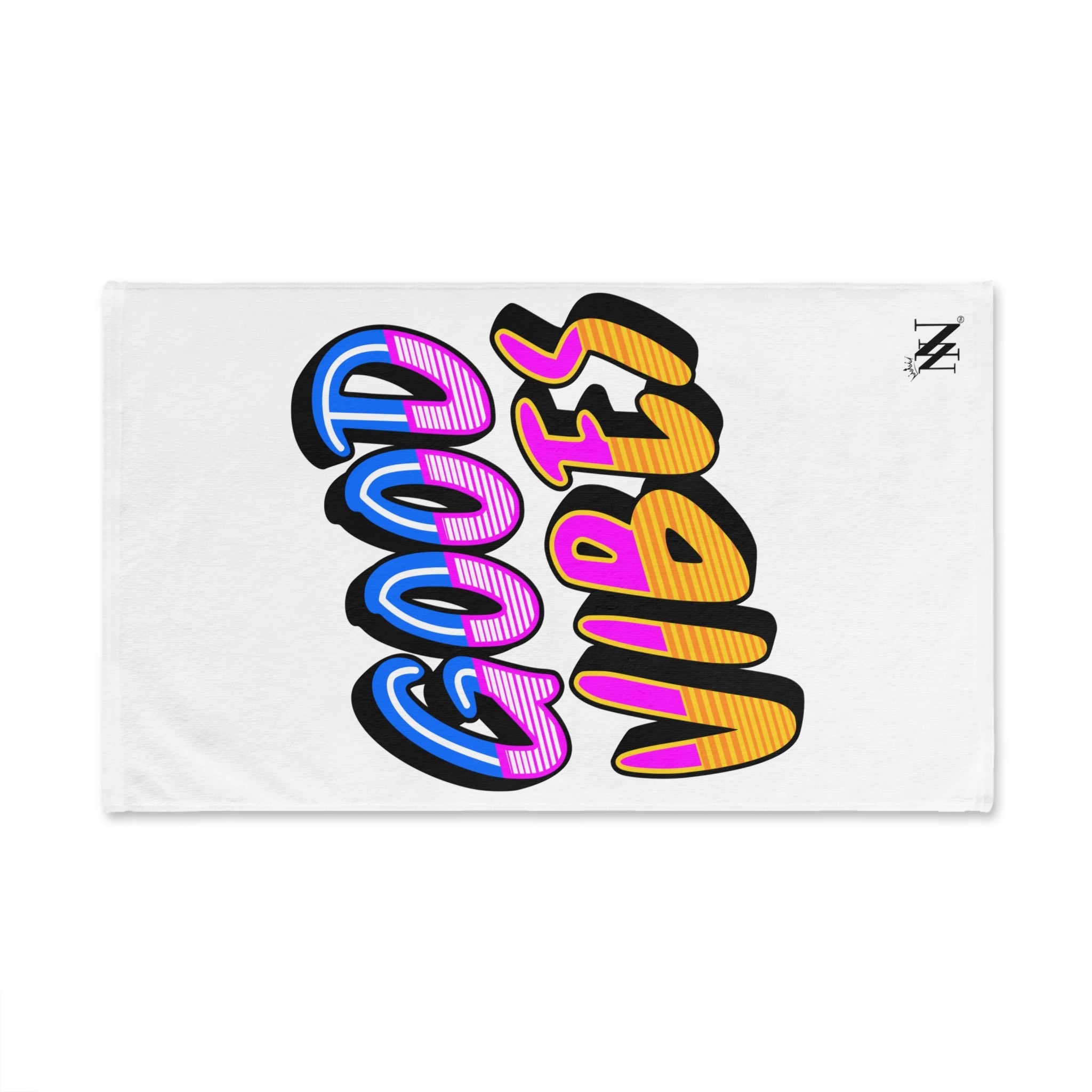 Neon Rainbow Good Vibes Cum Towel