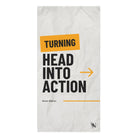 Turning Head into Action Extra Large Sex Towel