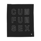 Cum Fun Sex | Mix & Match Velveteen Fun-Flirty Lovers’ Blankets