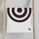 XL Black Bullseye Target Practice | Mix & Match Original Fun-Flirty Lovers’ Towels
