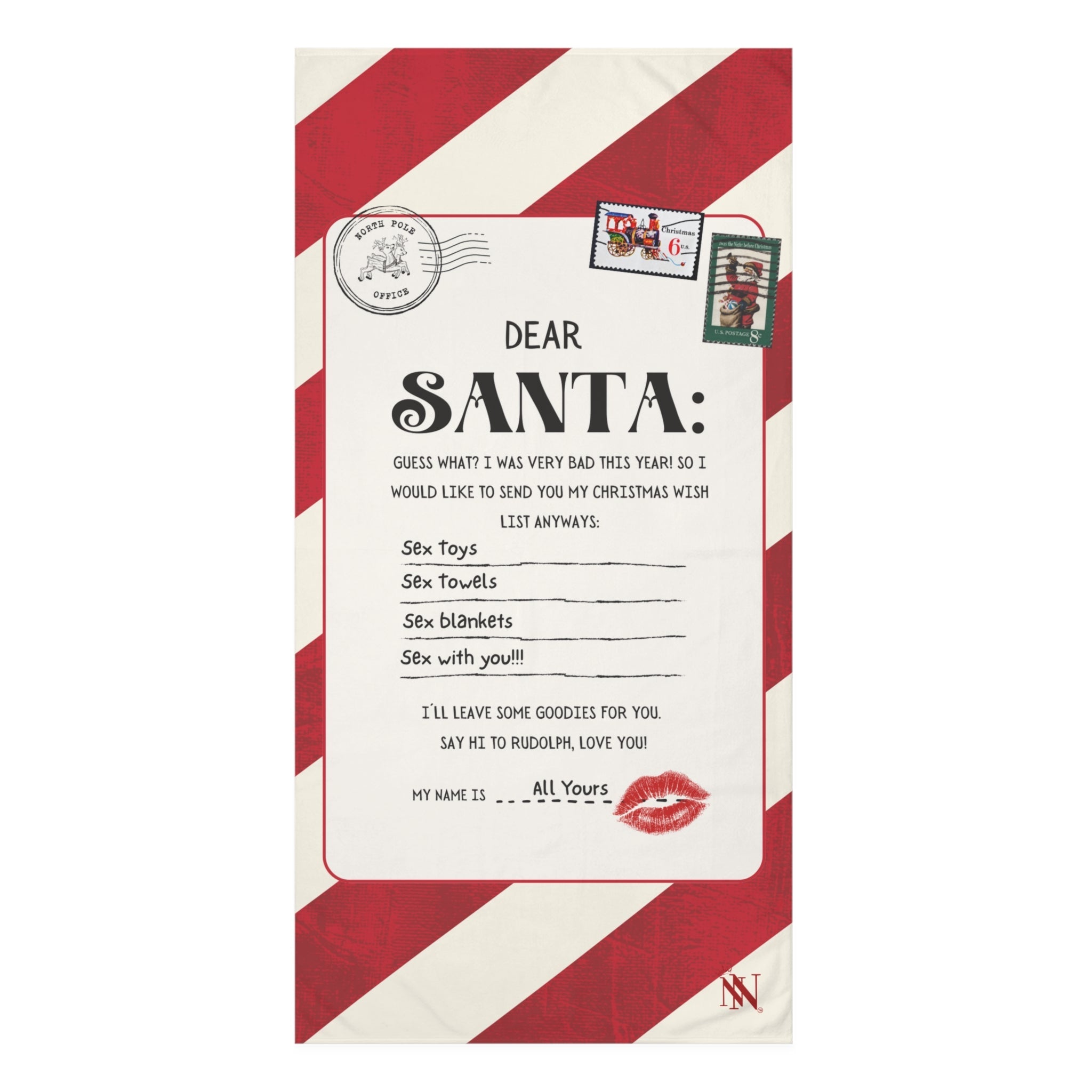 Dear Santa | Mix & Match XL Fun-Flirty Lovers’ Towels