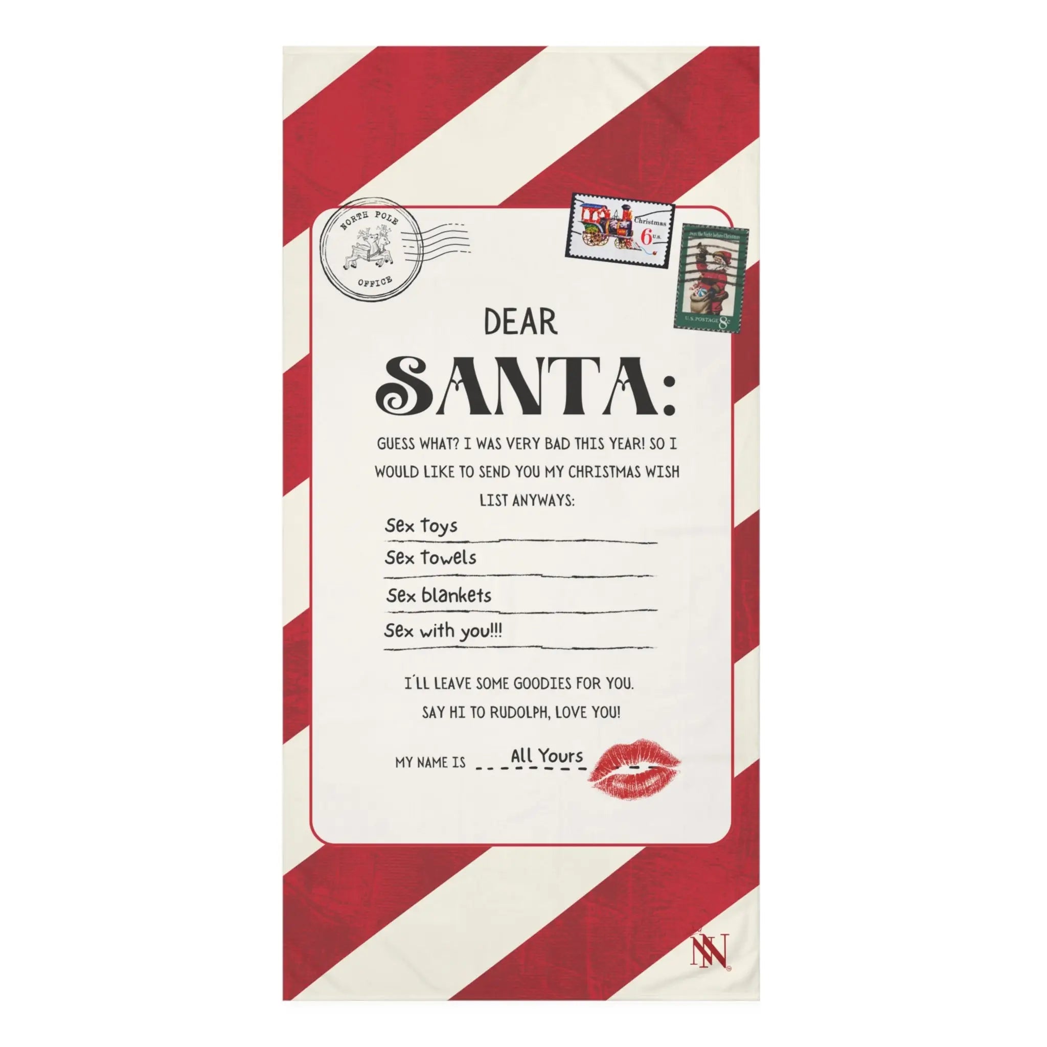 Dear Santa | Mix & Match XL Fun-Flirty Lovers’ Towels