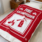 Fire Extinguisher | Mix & Match Velveteen Fun-Flirty Lovers’ Blankets