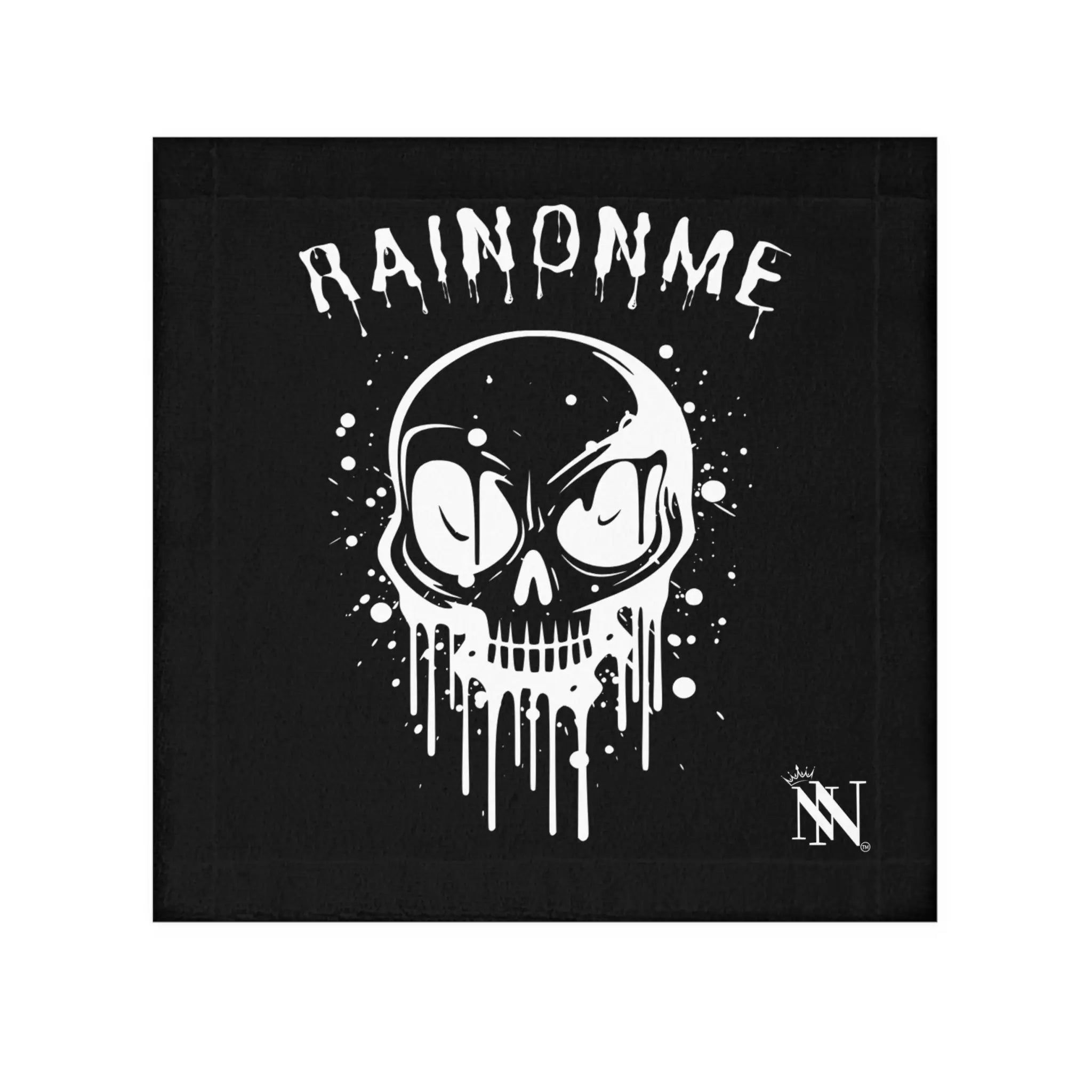 Rain On Me Splattered Skull | Nectar Napkins Lils’ Fun-Flirty Lovers’ Towels