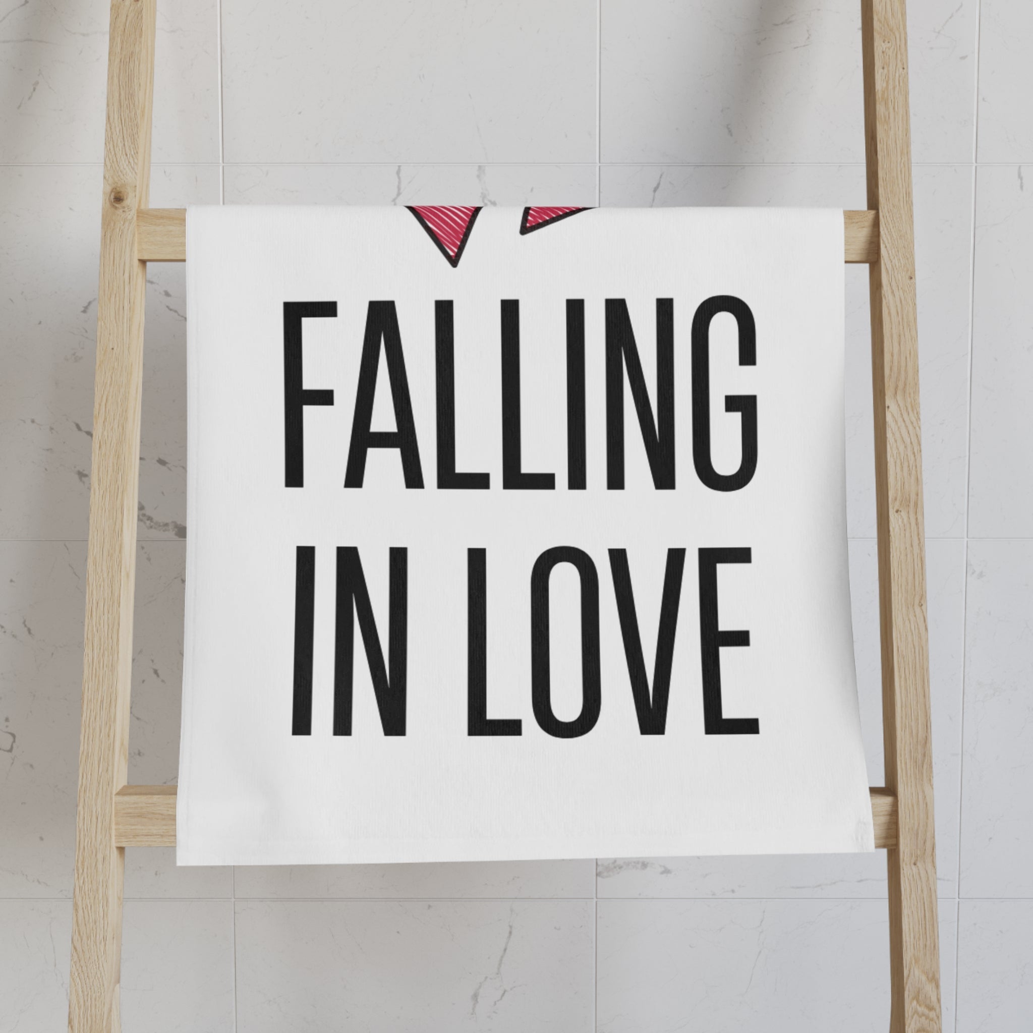 Falling in Love Cum Towel