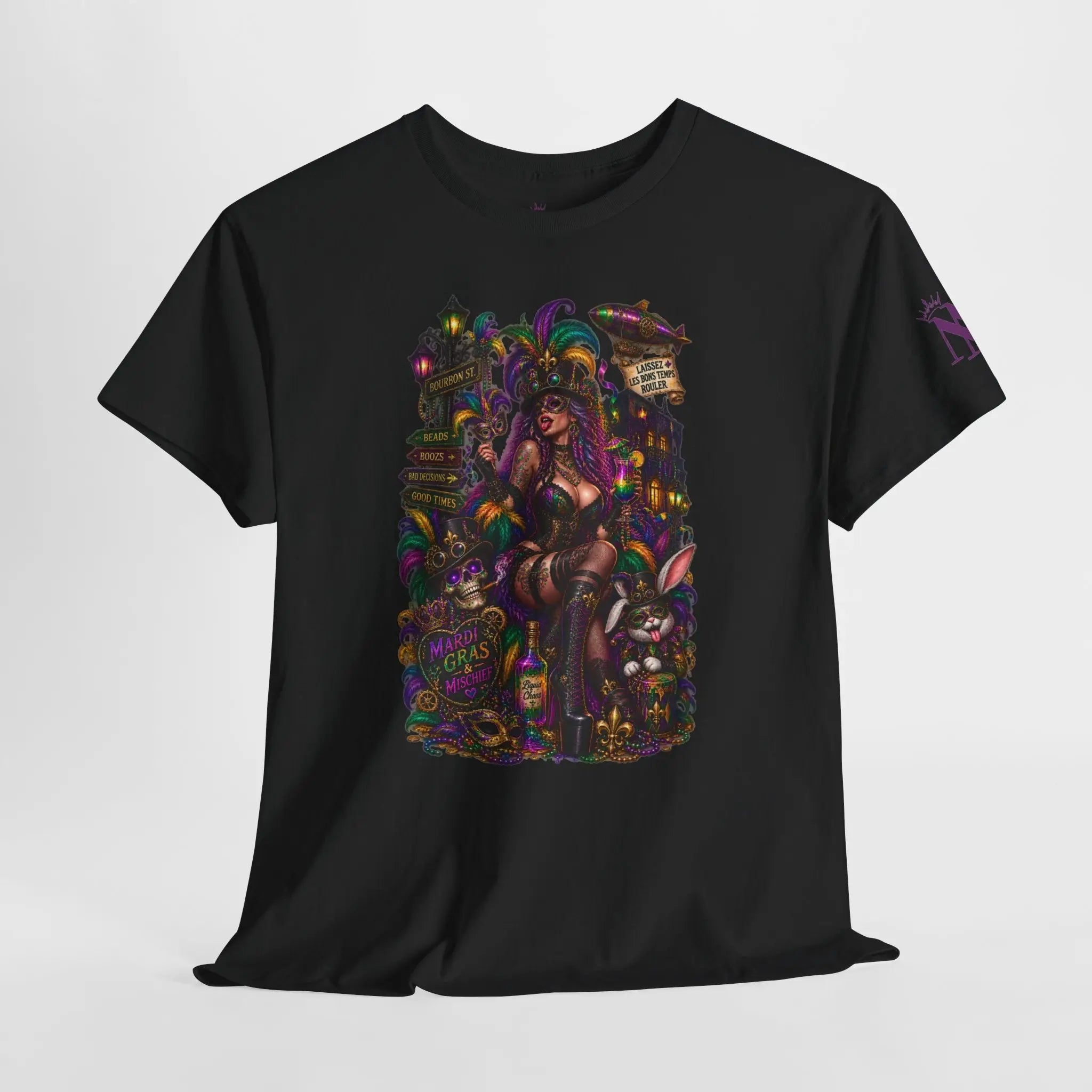 Mardi Gras Wicked Fantasy | Nectar Napkins Fun-Flirty Lovers’ T-Shirts