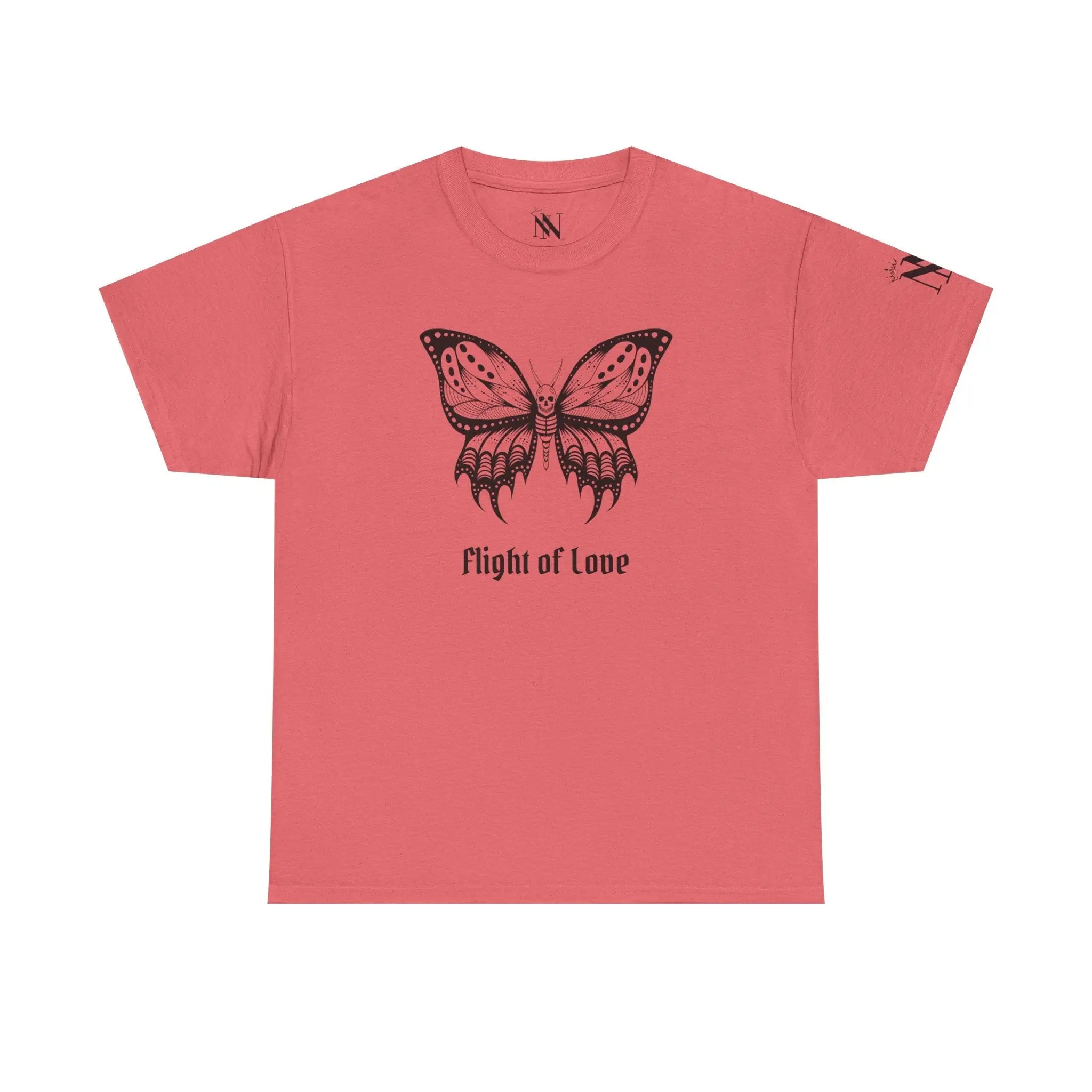 Flight of Love Skull Butterfly 100% Cotton T-Shirt
