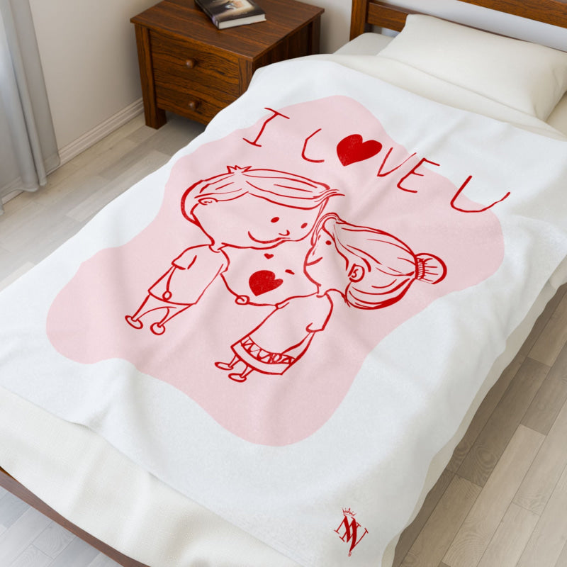 I Love You Couple | Mix & Match Soft Fun-Flirty Lovers’ Blankets