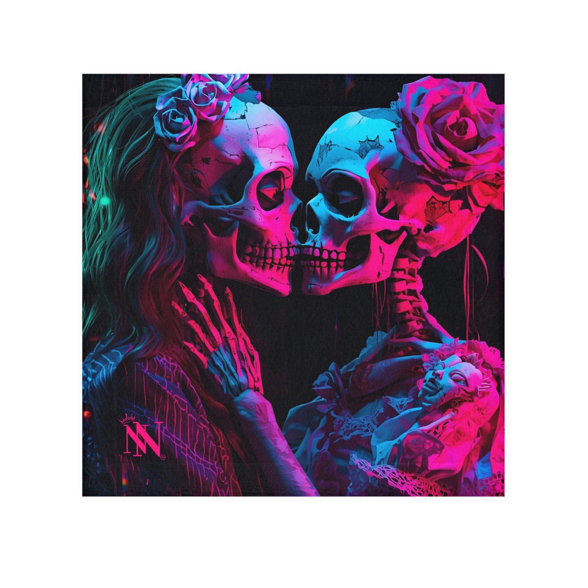 El Día de los Muertos Skeletons | Mix & Match Lils’ Fun-Flirty Lovers’ Towels